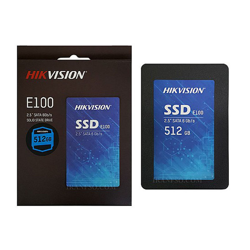 اس اس دی اینترنال هایک ویژن مدل Hikvision E100 ظرفیت 512 گیگابایت